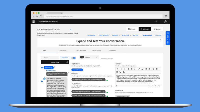 Conversation Edit page.